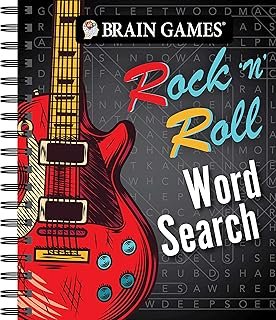 Best Music Puzzle Books on Amazon: Top Word Search Picks for Music Lovers 4 Brain Games - Rock 'n' Roll Word Search