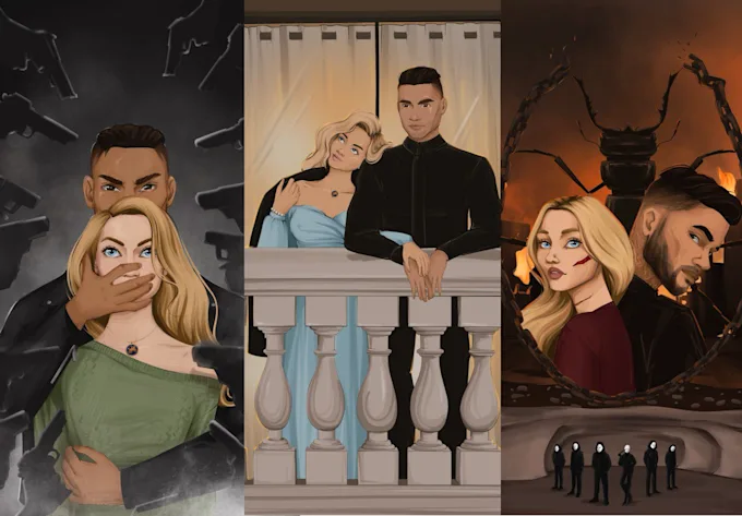 Top Realistic Digital and Hand‑Drawn Illustrations on Fiverr – Delivered in 24h 2 Character Art Illustration and Book Cover Illustration: Complete Guide for Creators by Sasha on Fiverr