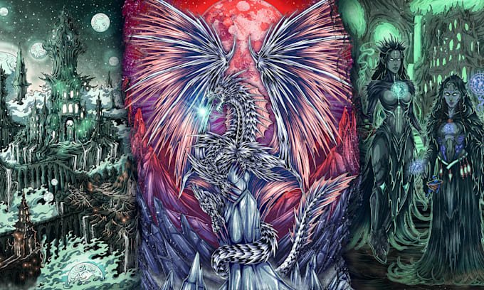 Top Realistic Digital and Hand‑Drawn Illustrations on Fiverr – Delivered in 24h 6 Dark Art Samurai & Fantasy Illustration Service by Anugerah on Fiverr