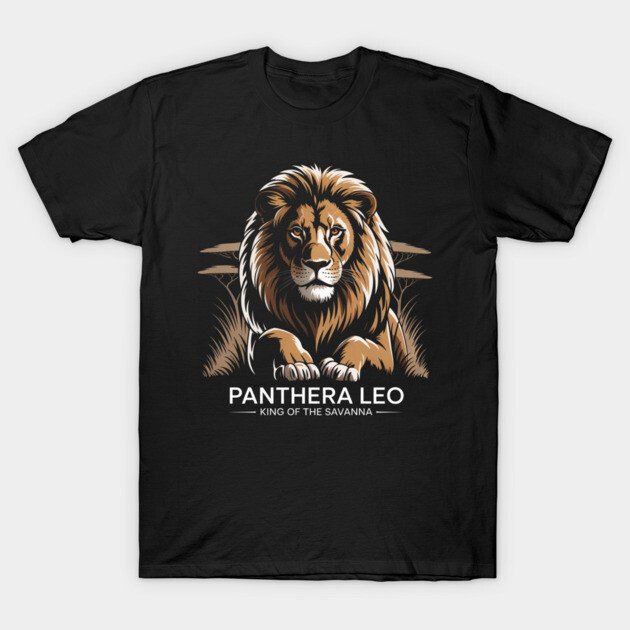 Unique Lion Gifts for Animal Lovers Under $30 4 Panthera Leo King of The Savanna T-Shirt
