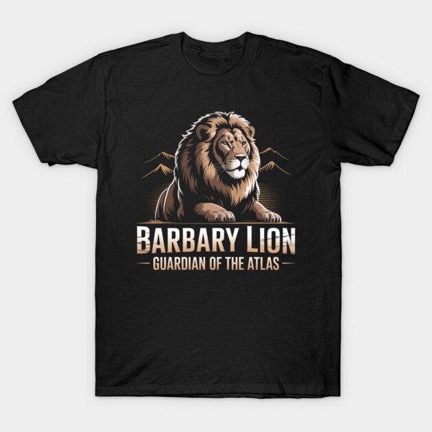 Unique Lion Gifts for Animal Lovers Under $30 9 Barbary Lion Guardian of The Atlas T-Shirt