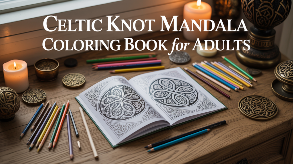 Discover the Amazing Beauty of Celtic Art with This Relaxing Mandala Coloring Book