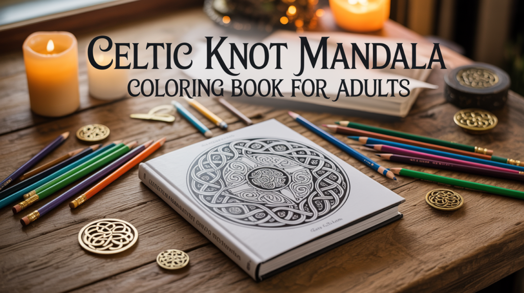 Celtic Knot Mandala Coloring Book for Adults