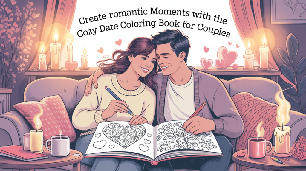 Cozy Date Coloring Book for Couples and Valentine’s Day