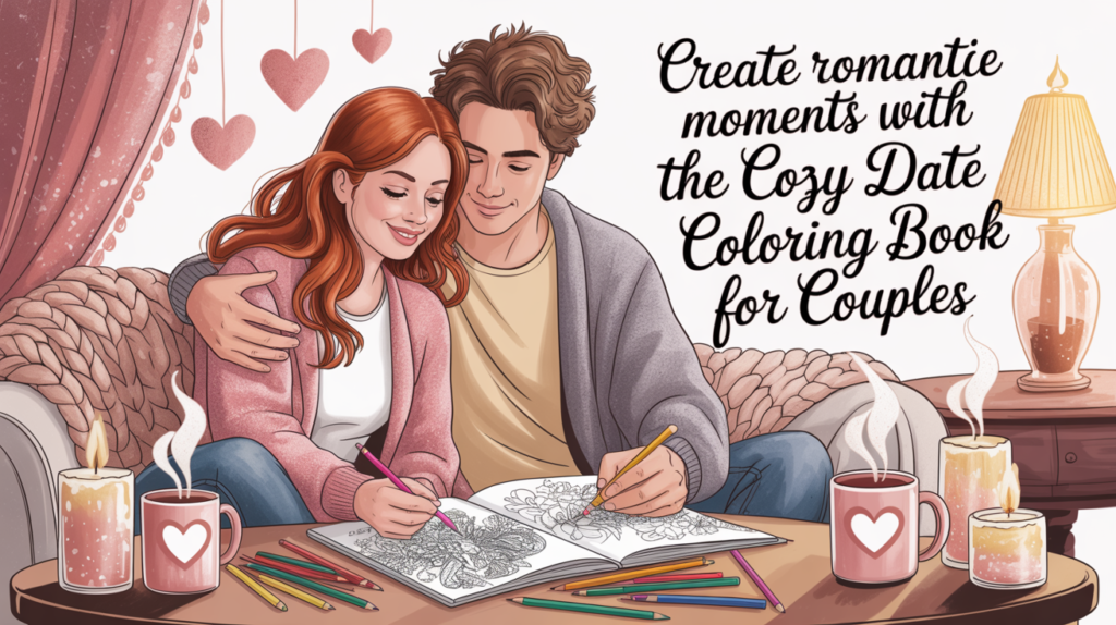 Cozy Date Coloring Book for Couples and Valentine’s Day