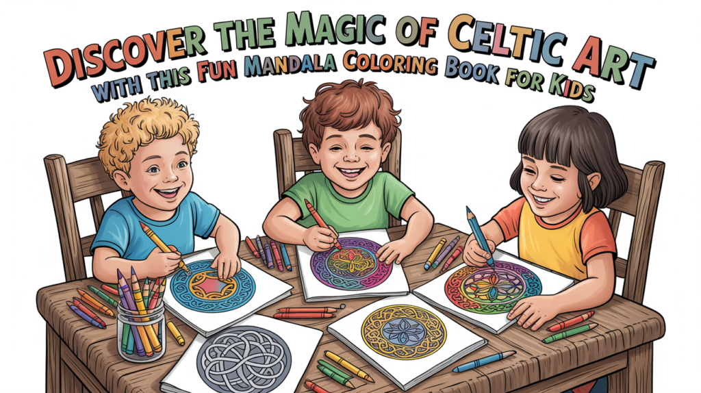 the Magic of Celtic Art with This Fun Kids Coloring Book