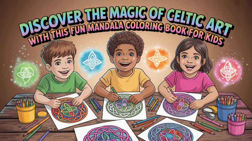 the Magic of Celtic Art with This Fun Kids Coloring Book